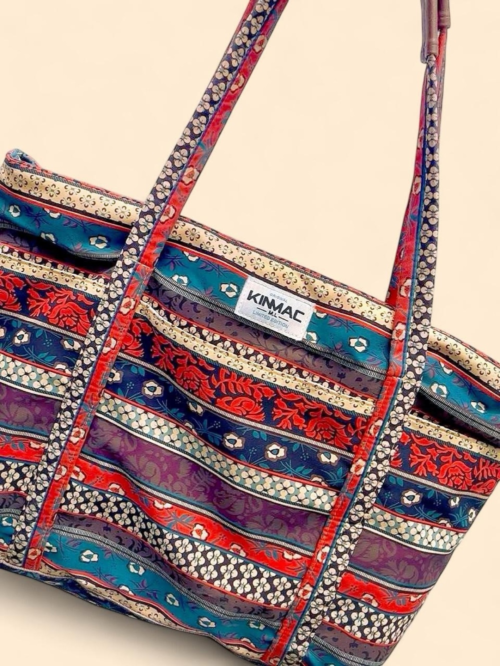 Kinmac Women's Laptop Tote Bag - Boho Floral, fits 15.6"